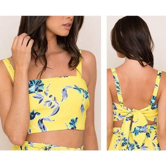 Yumi Kim Women's Lucky Charm Top Hello  Beautiful Crop Top XXS - Picture 1 of 1